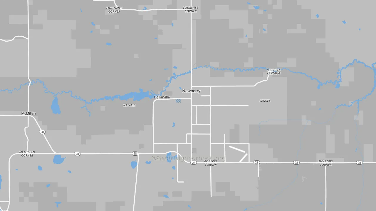 Transit Grade map of 49868, MI