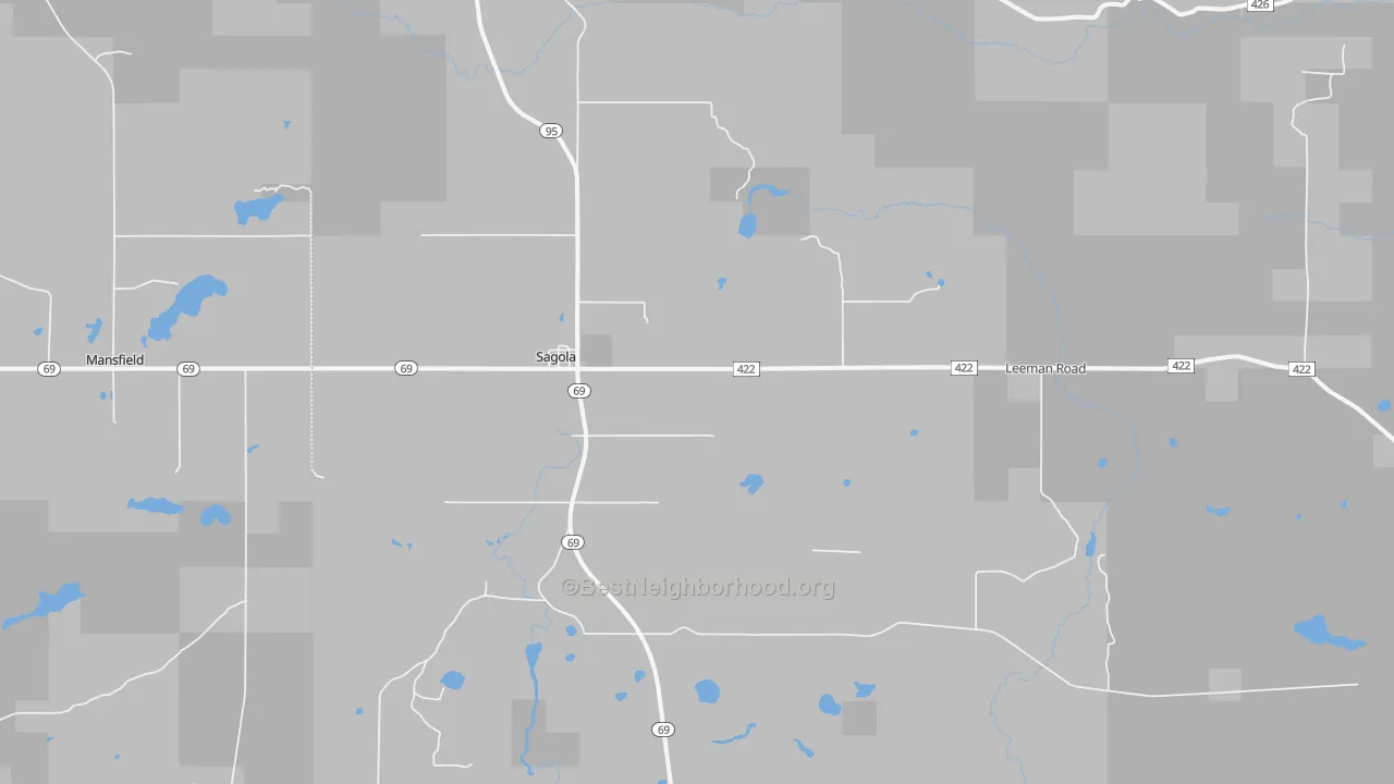 Transit Grade map of 49881, MI