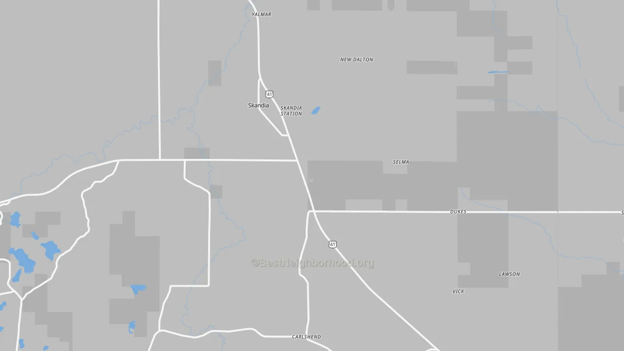 Transit Grade map of 49885, MI