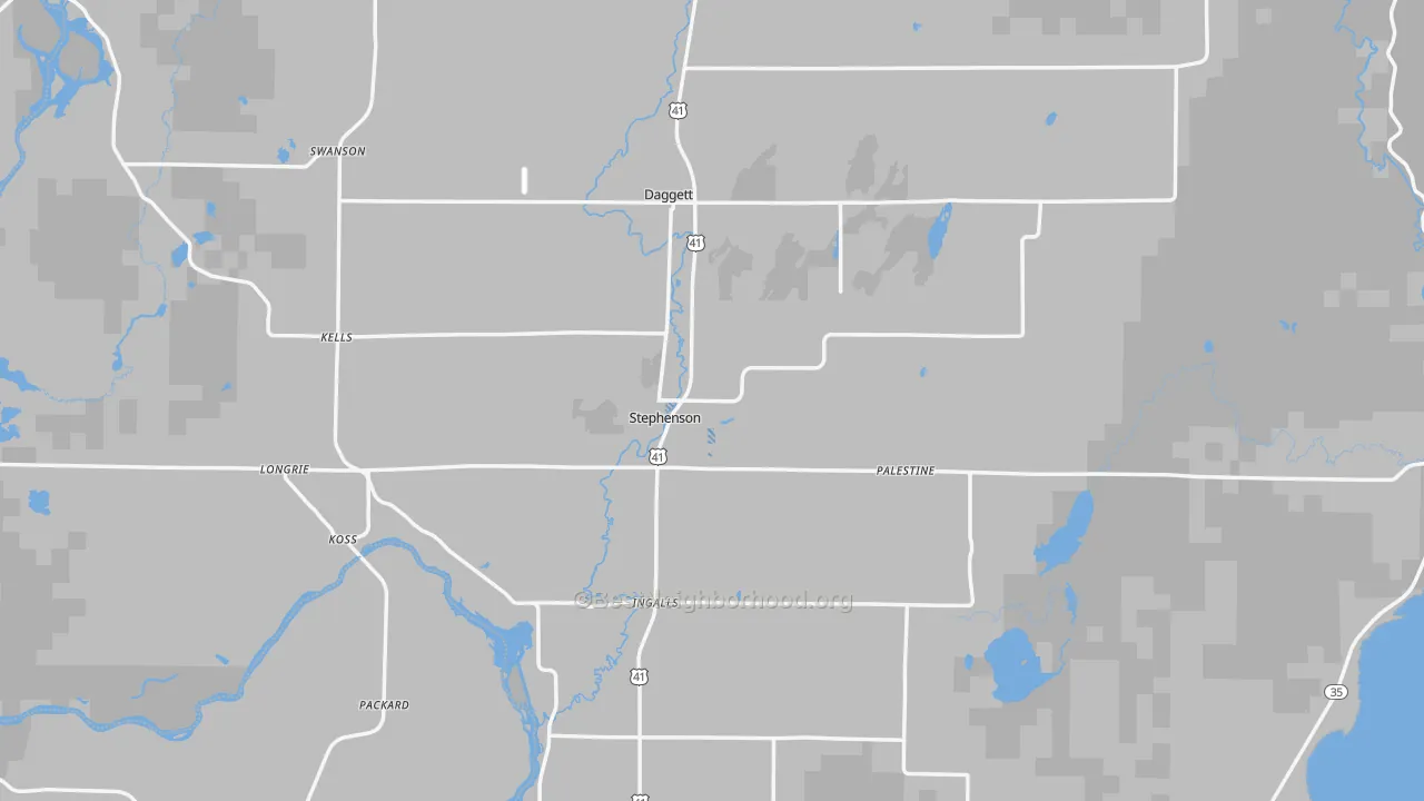 Transit Grade map of 49887, MI