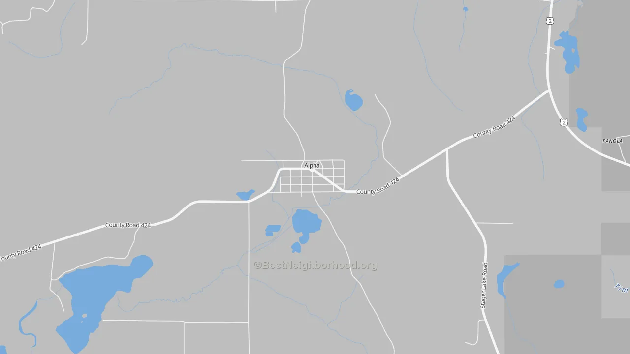 Transit Grade map of 49902, MI
