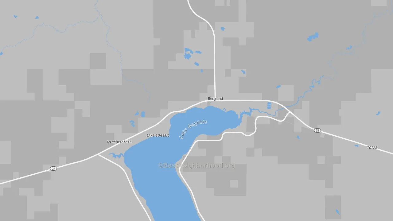Transit Grade map of 49910, MI