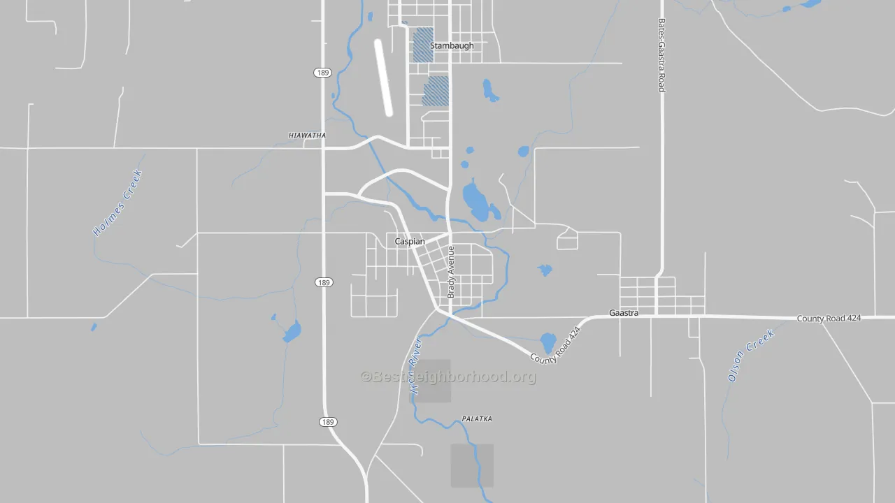 Transit Grade map of 49915, MI