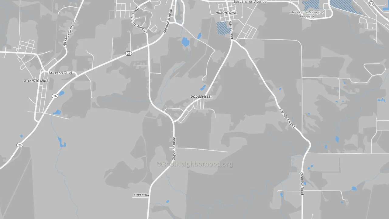 Transit Grade map of 49921, MI