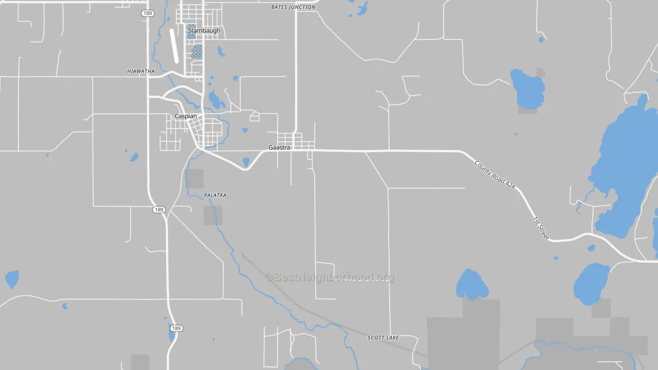 Transit Grade map of 49927, MI