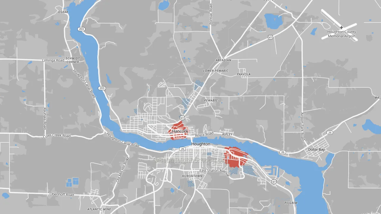 Transit Grade map of 49930, MI