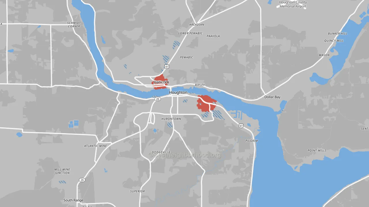 Transit Grade map of 49931, MI