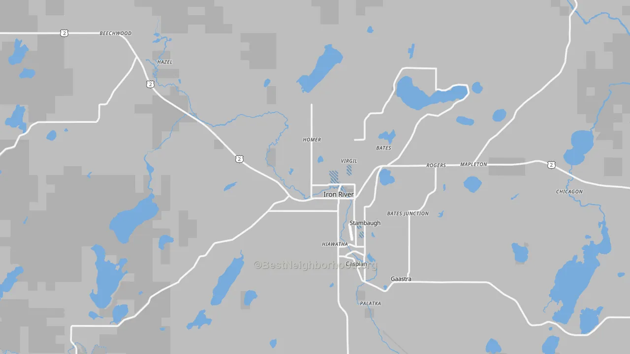 Transit Grade map of 49935, MI