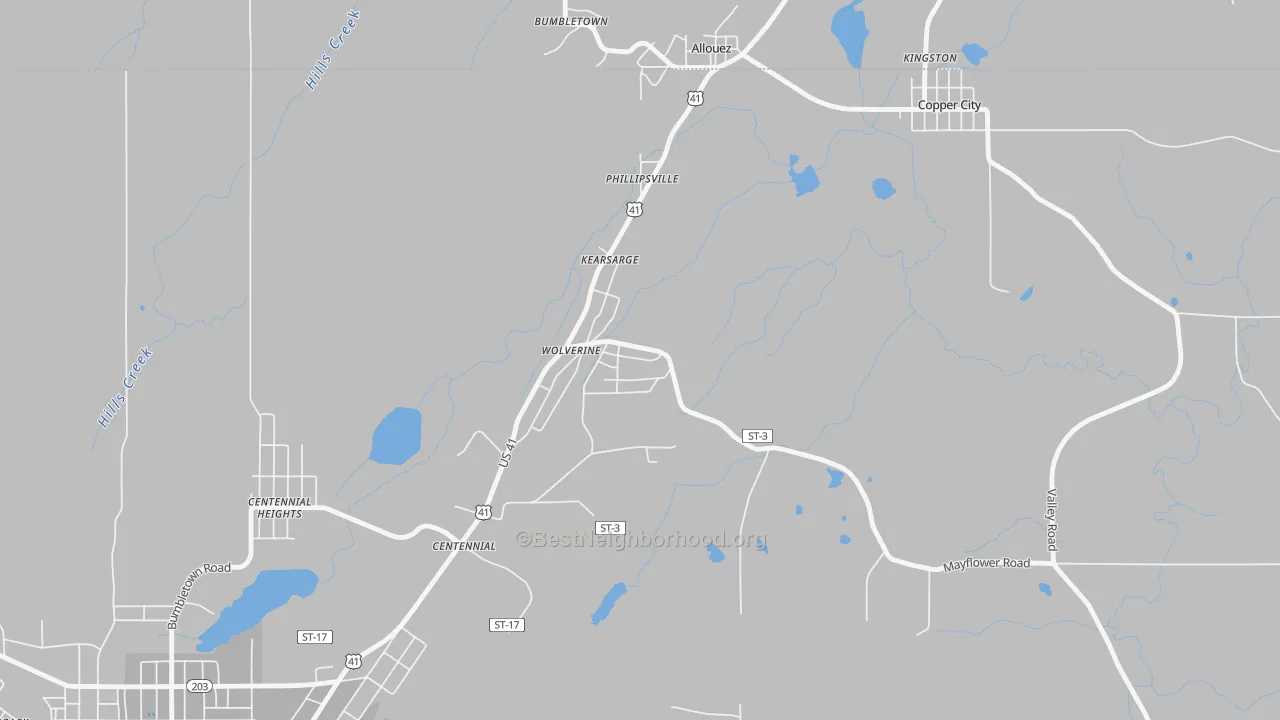 Transit Grade map of 49942, MI