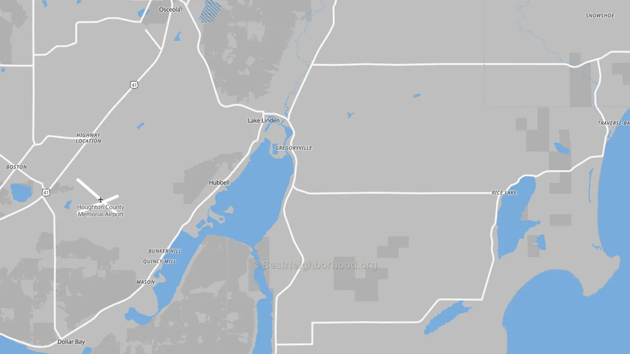 Transit Grade map of 49945, MI