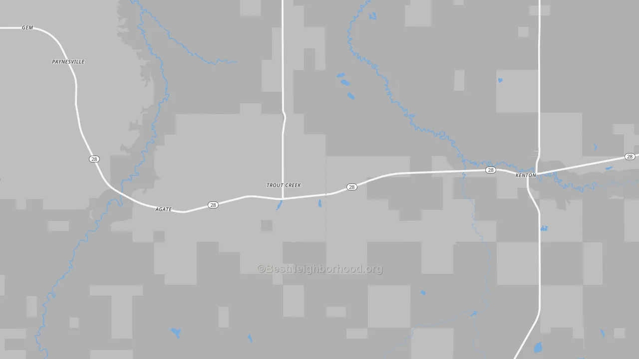 Transit Grade map of 49967, MI