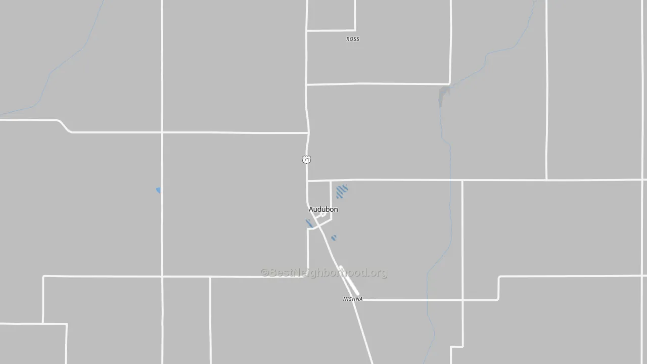 Transit Grade map of 50025, IA