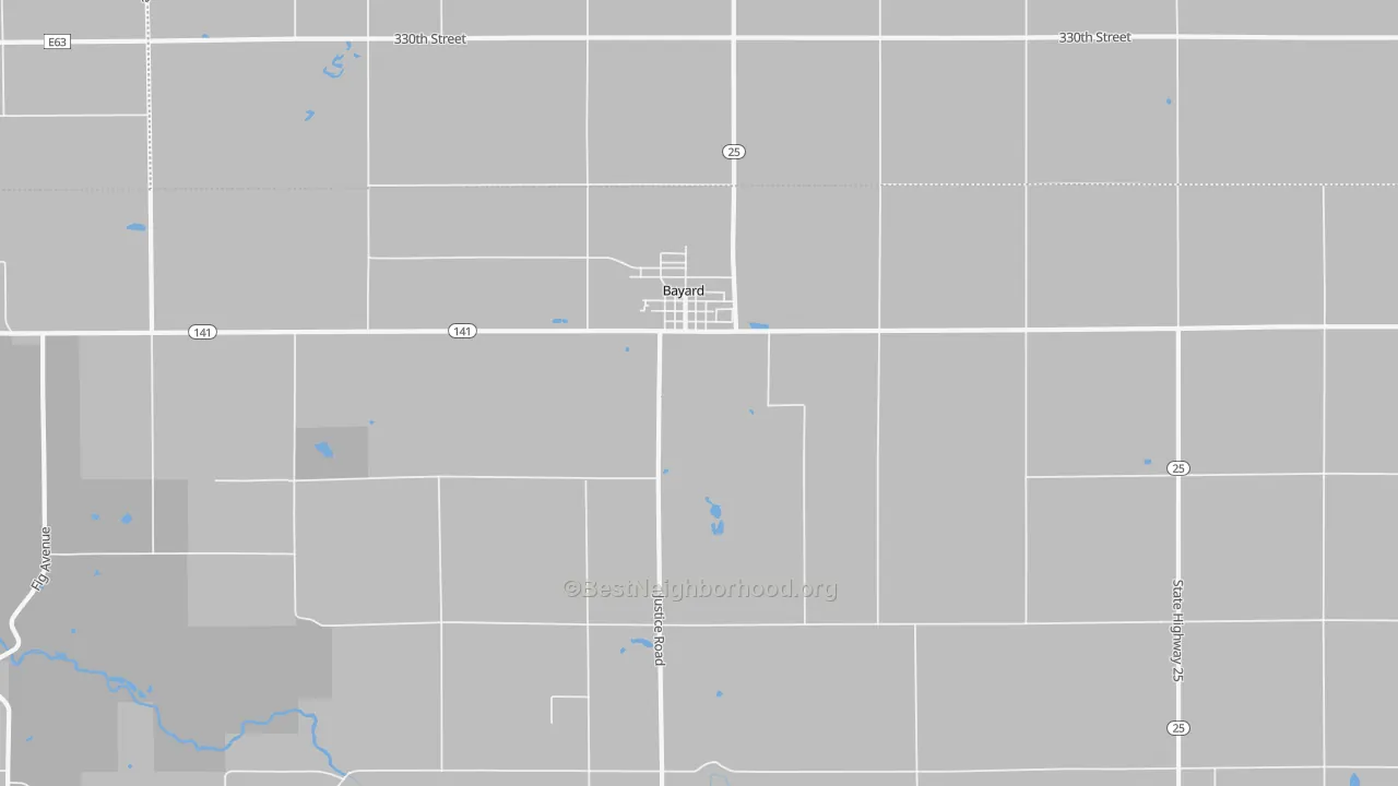 Transit Grade map of 50029, IA