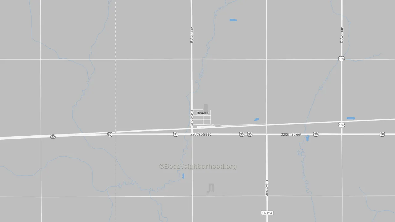 Transit Grade map of 50031, IA