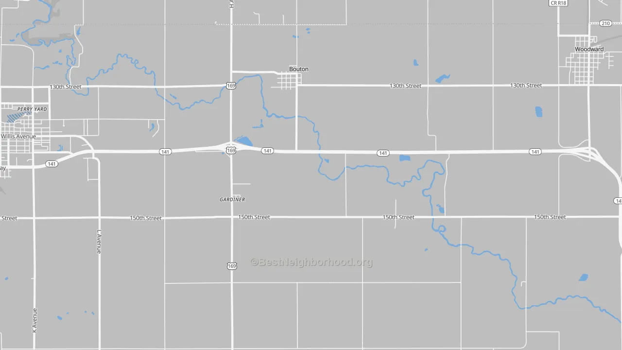 Transit Grade map of 50039, IA