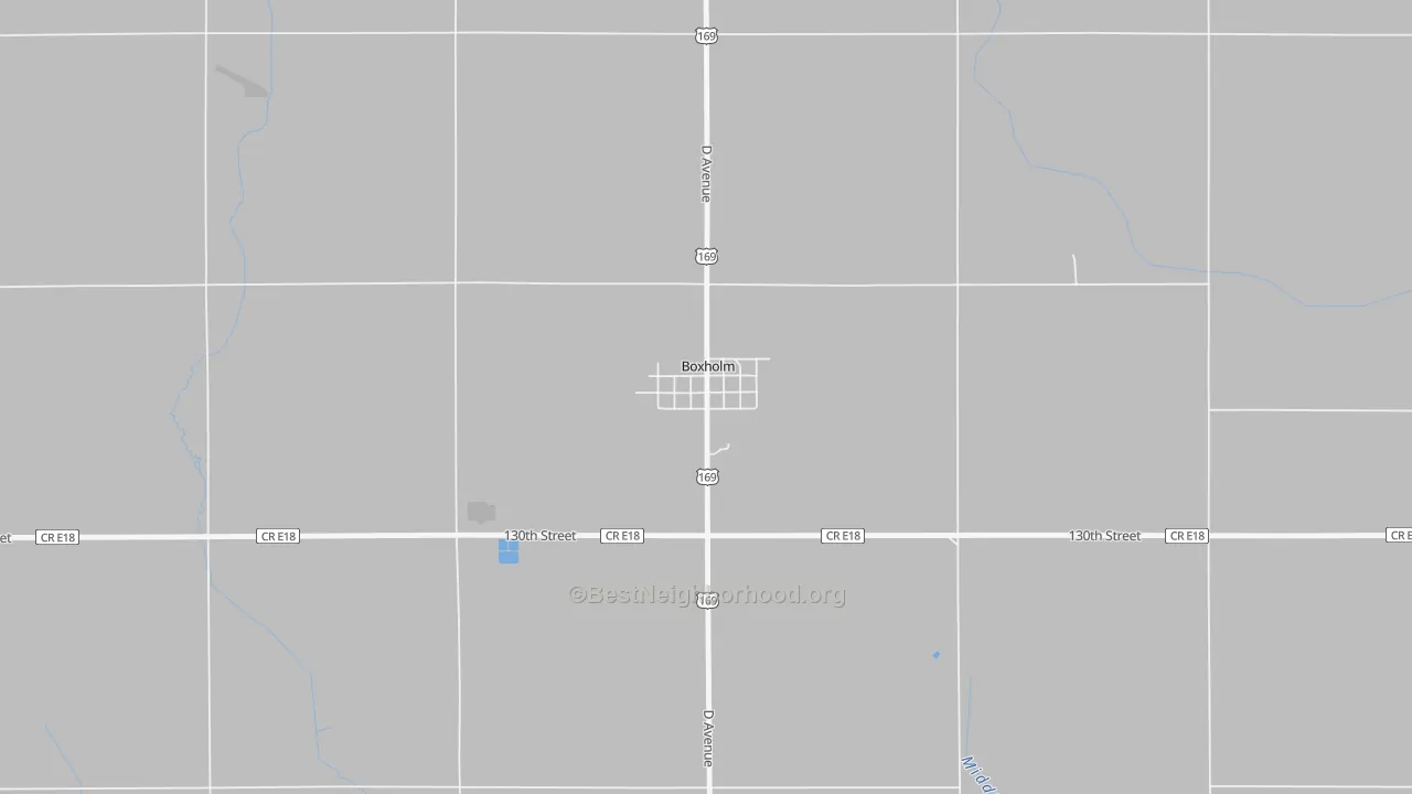 Transit Grade map of 50040, IA