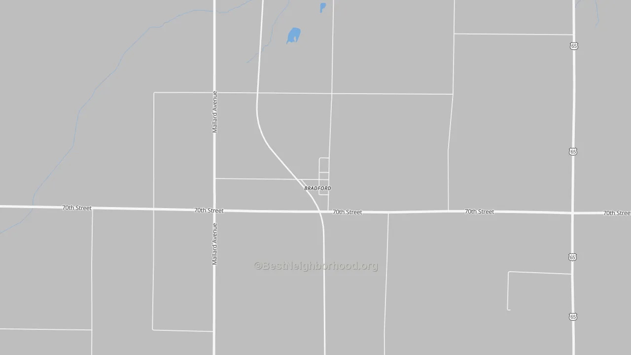 Transit Grade map of 50041, IA