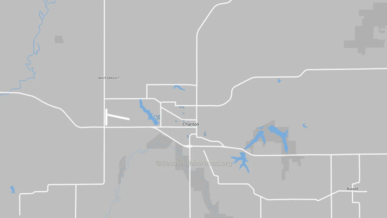 Transit Grade map of 50049, IA