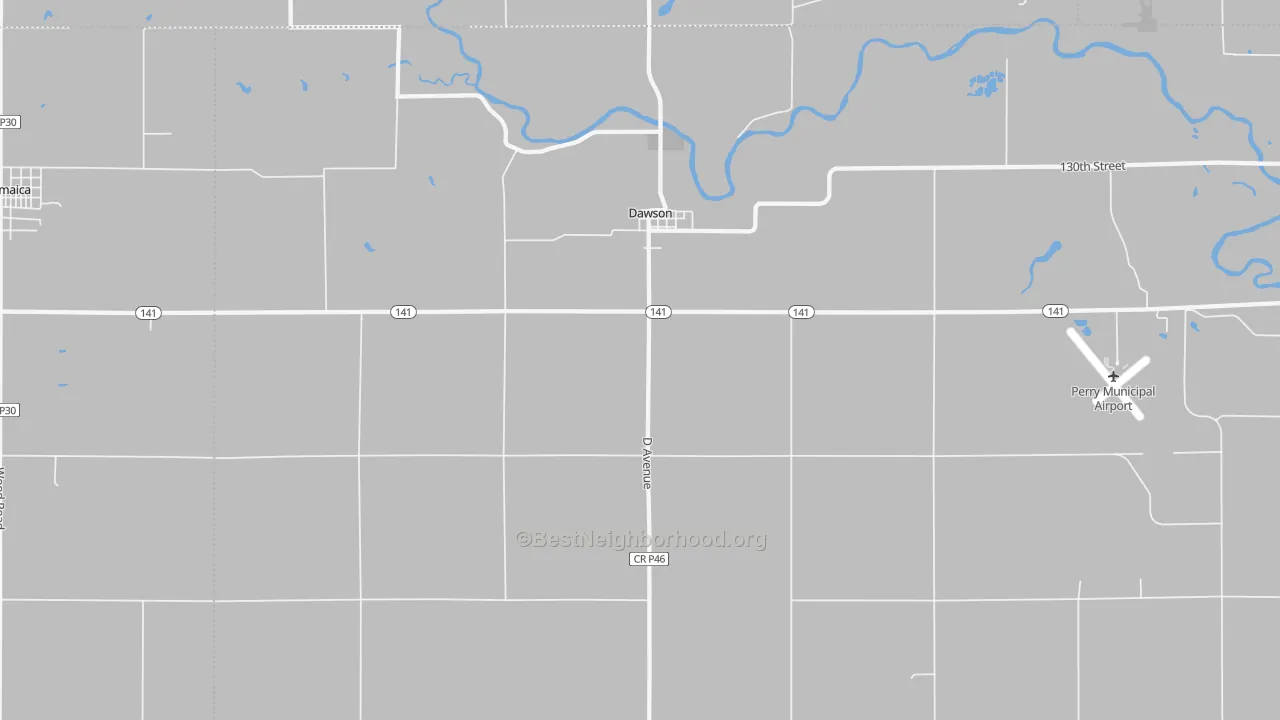 Transit Grade map of 50066, IA