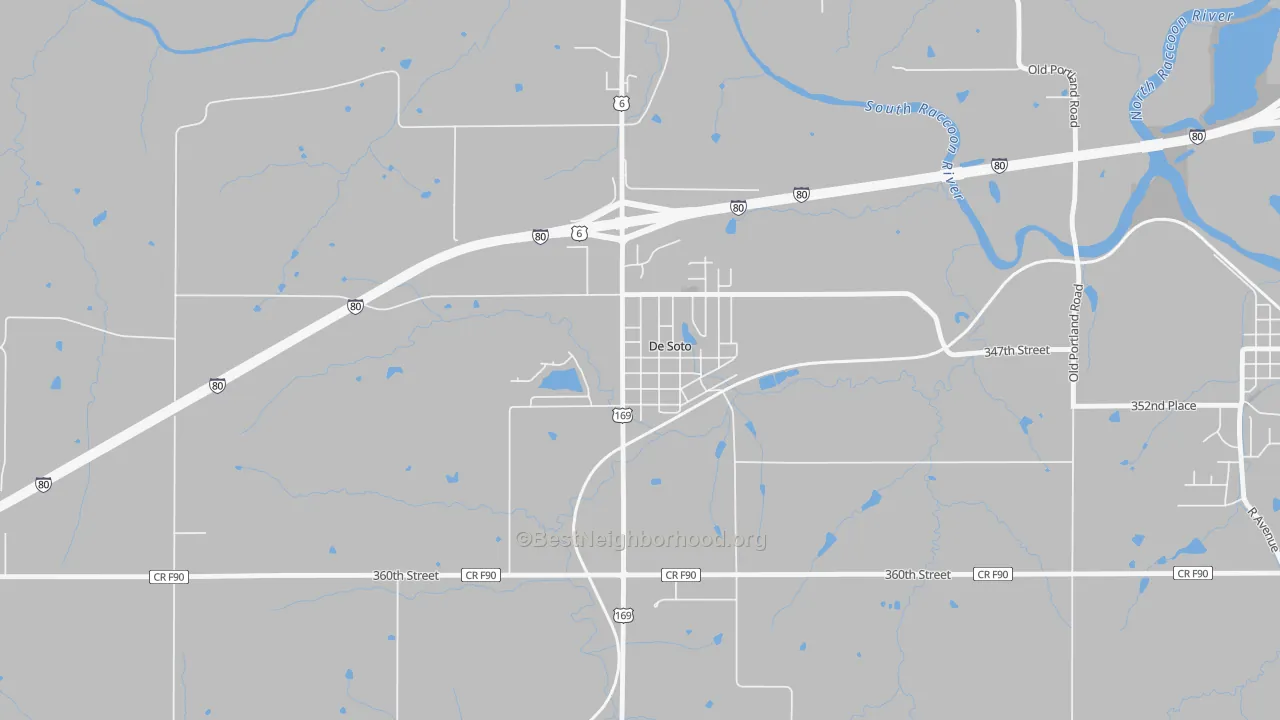 Transit Grade map of 50069, IA