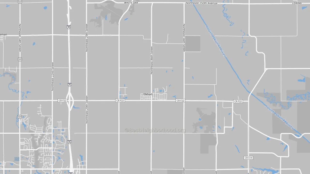 Transit Grade map of 50073, IA