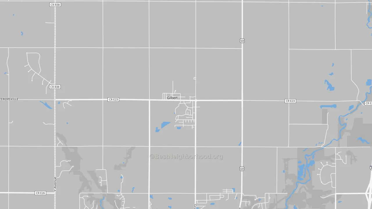 Transit Grade map of 50105, IA