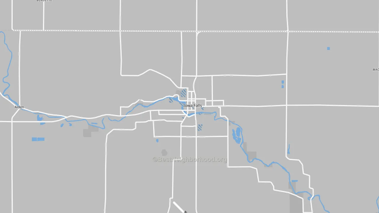 Transit Grade map of 50126, IA