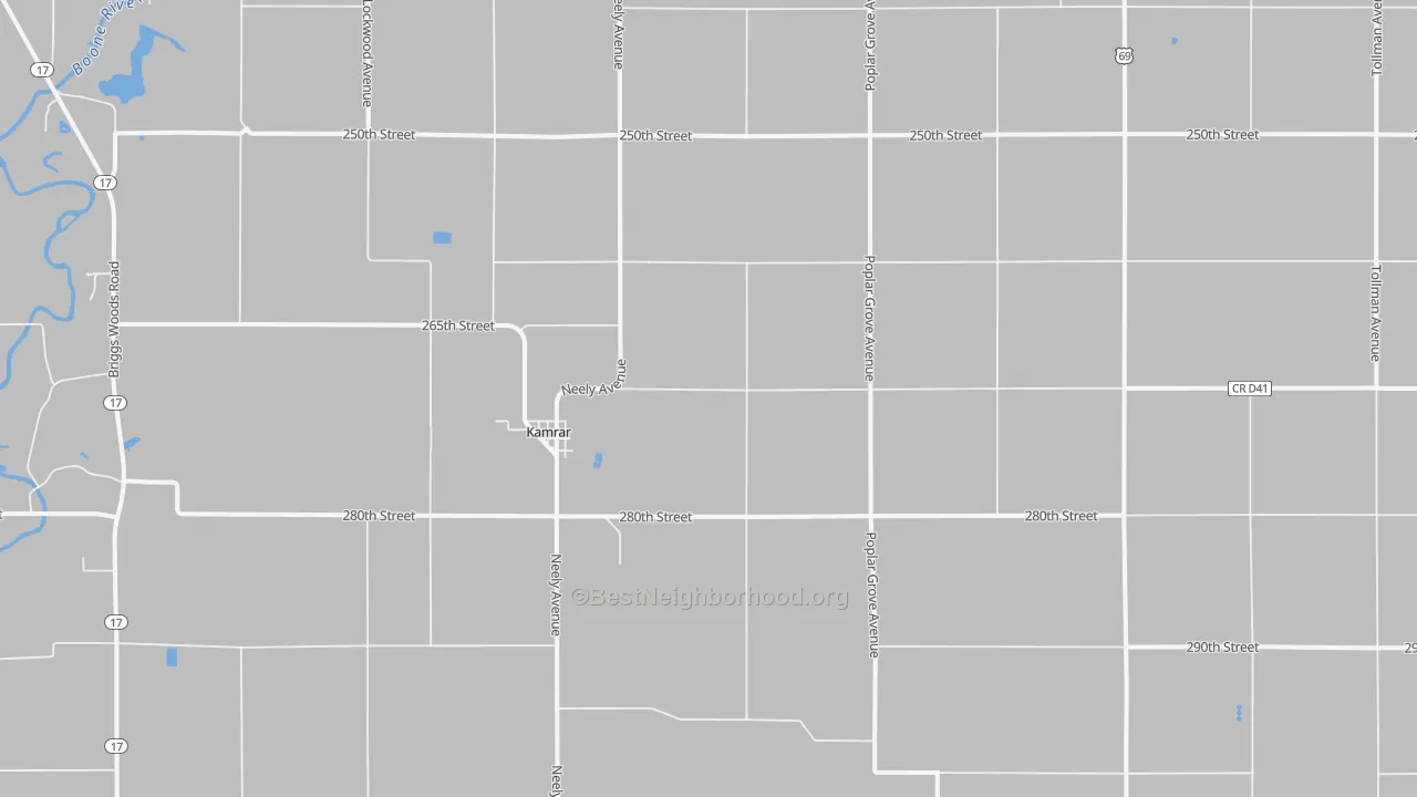 Transit Grade map of 50132, IA