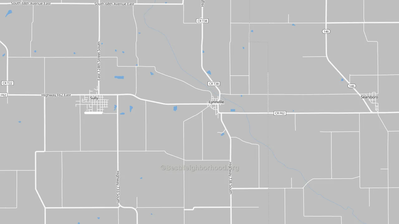 Transit Grade map of 50153, IA