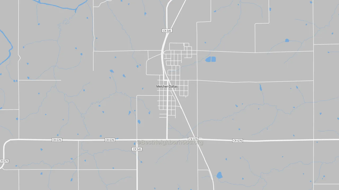 Transit Grade map of 50163, IA