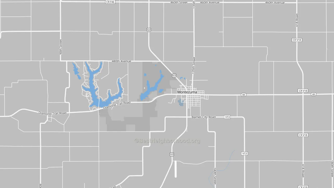 Transit Grade map of 50171, IA