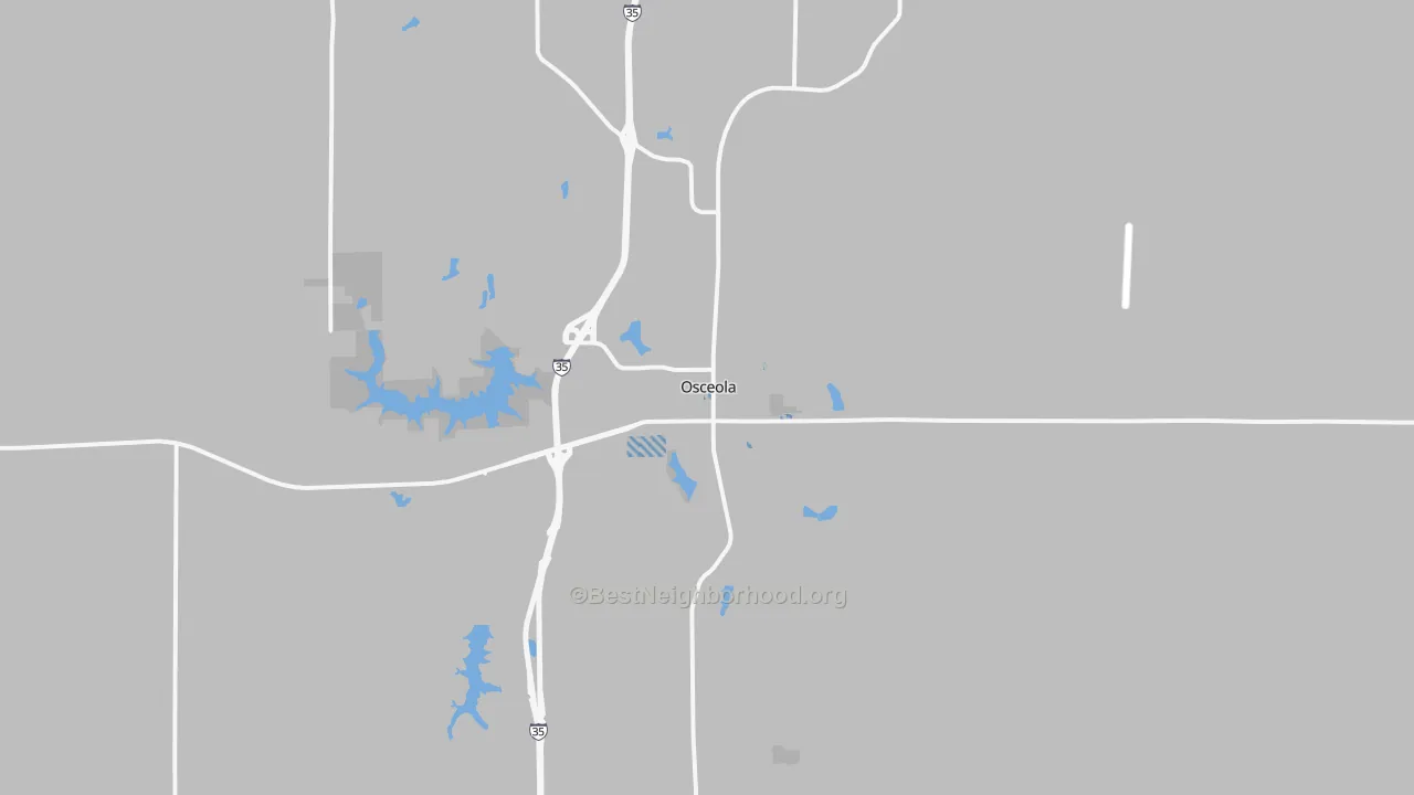 Transit Grade map of 50213, IA