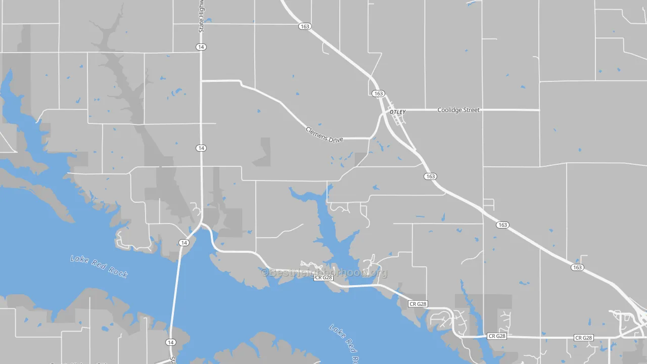 Transit Grade map of 50214, IA