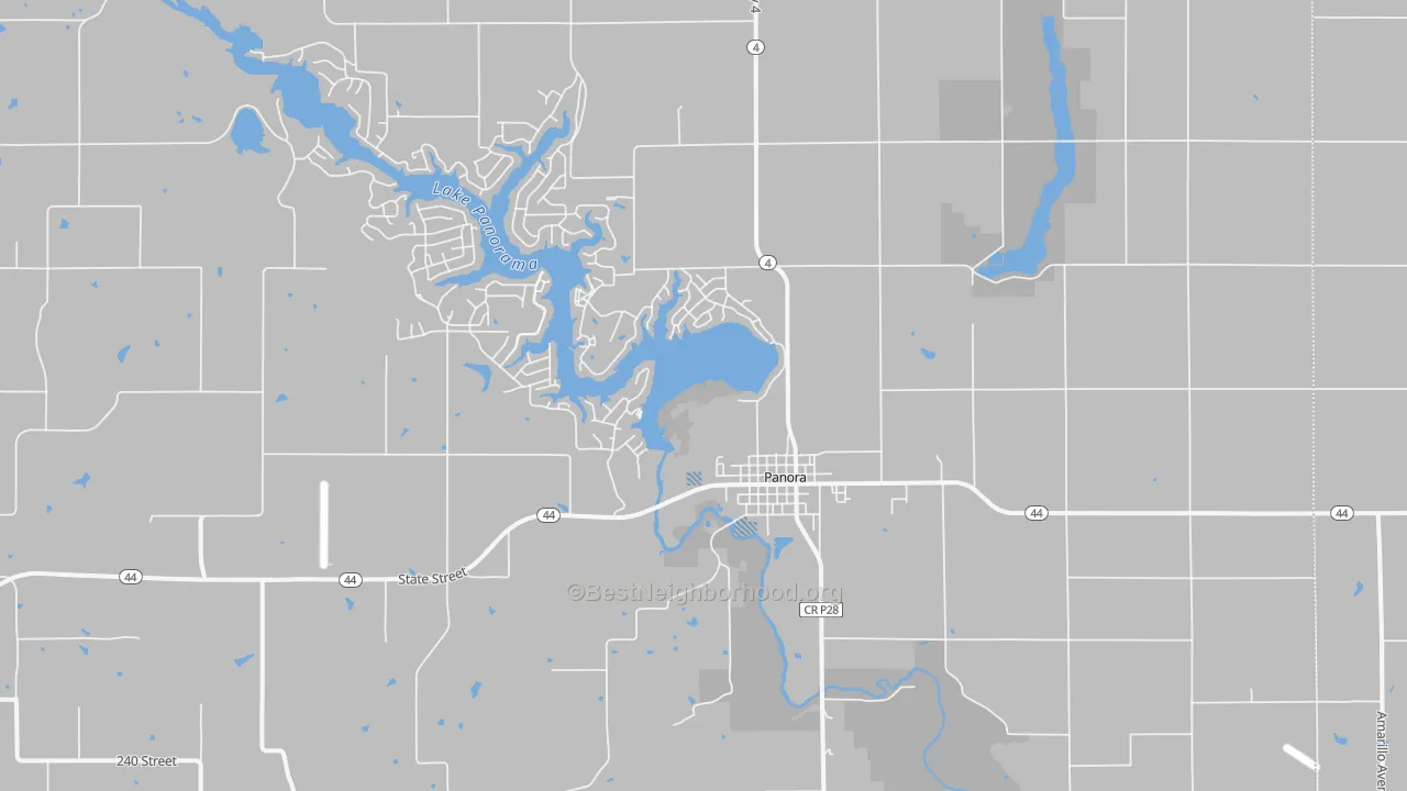 Transit Grade map of 50216, IA