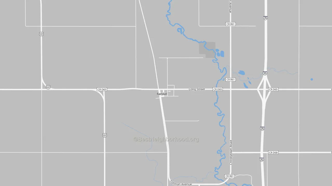 Transit Grade map of 50231, IA