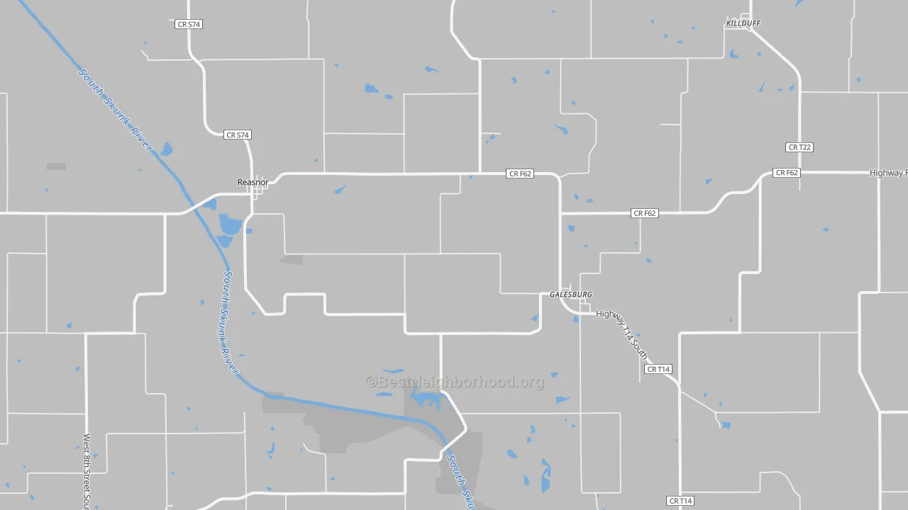 Transit Grade map of 50232, IA