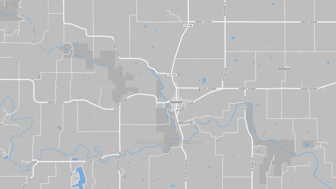Transit Grade map of 50233, IA