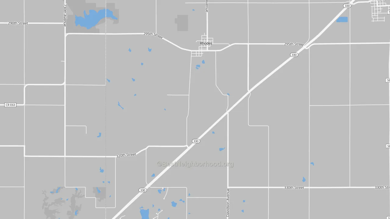 Transit Grade map of 50234, IA