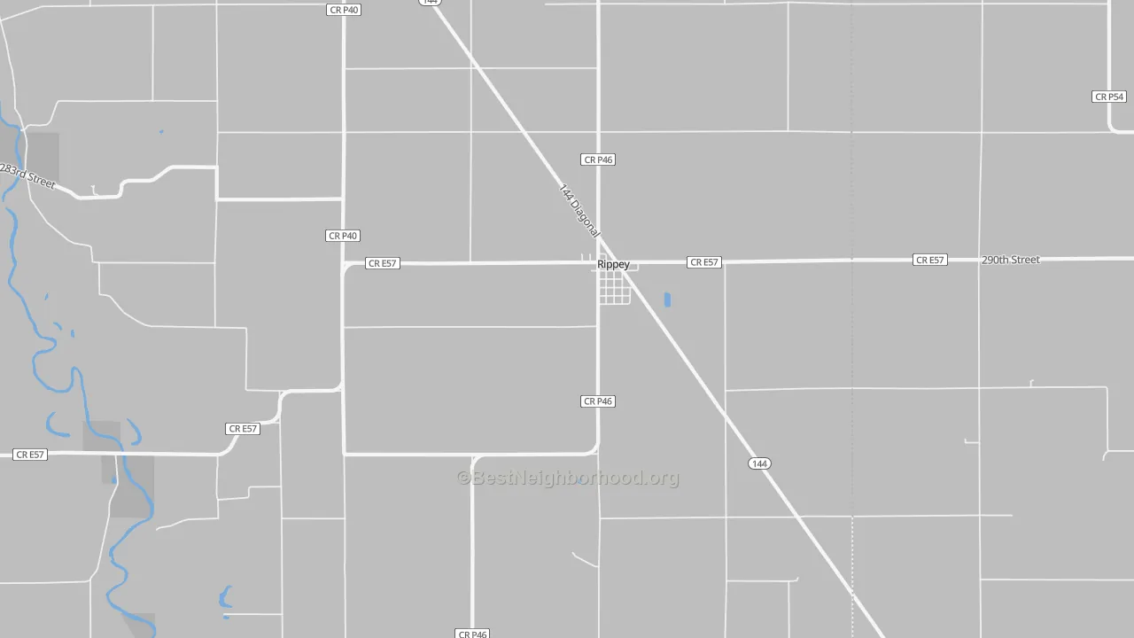 Transit Grade map of 50235, IA