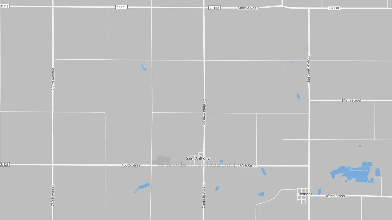 Transit Grade map of 50239, IA