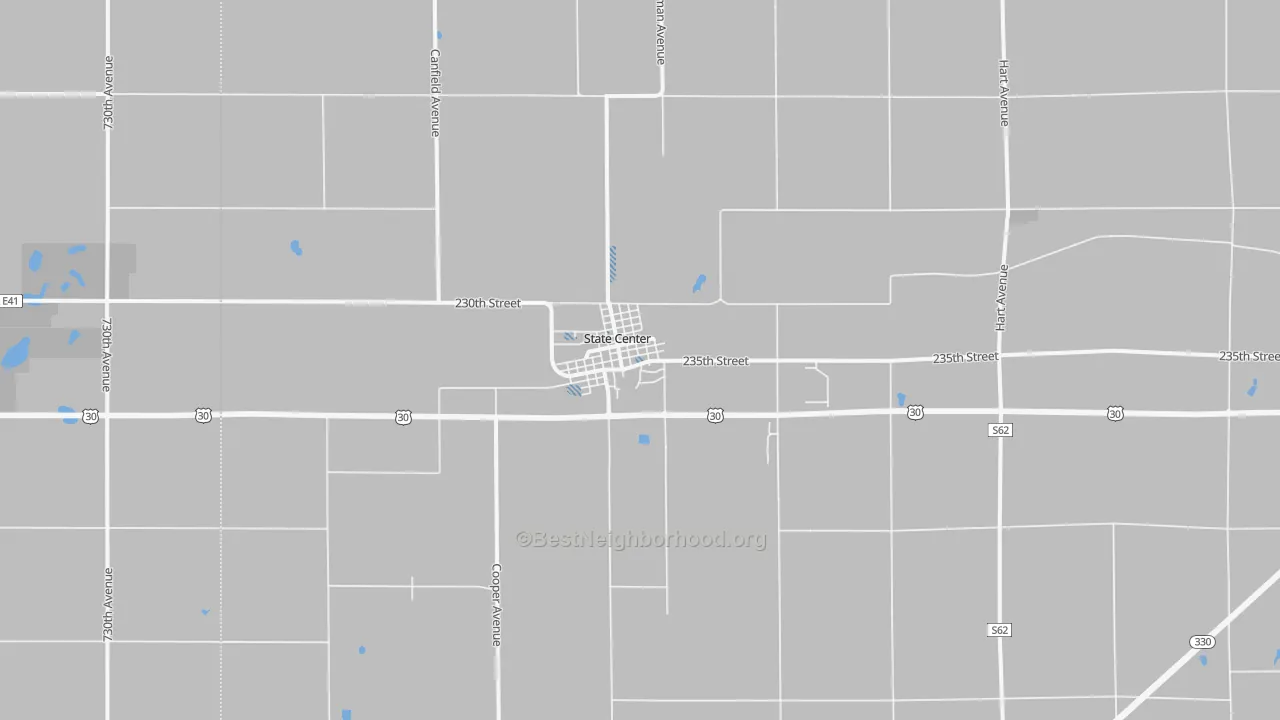 Transit Grade map of 50247, IA