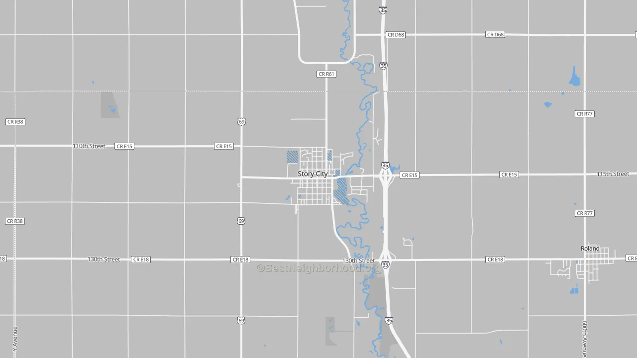Transit Grade map of 50248, IA