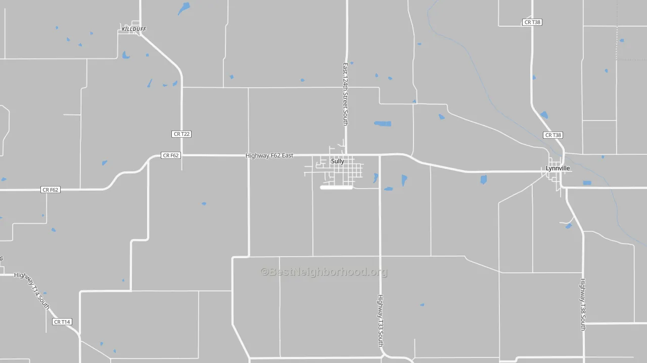 Transit Grade map of 50251, IA