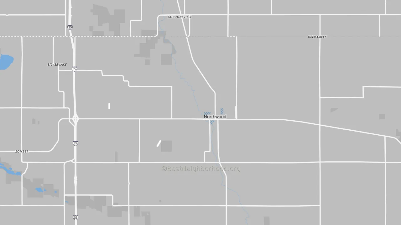 Transit Grade map of 50459, IA