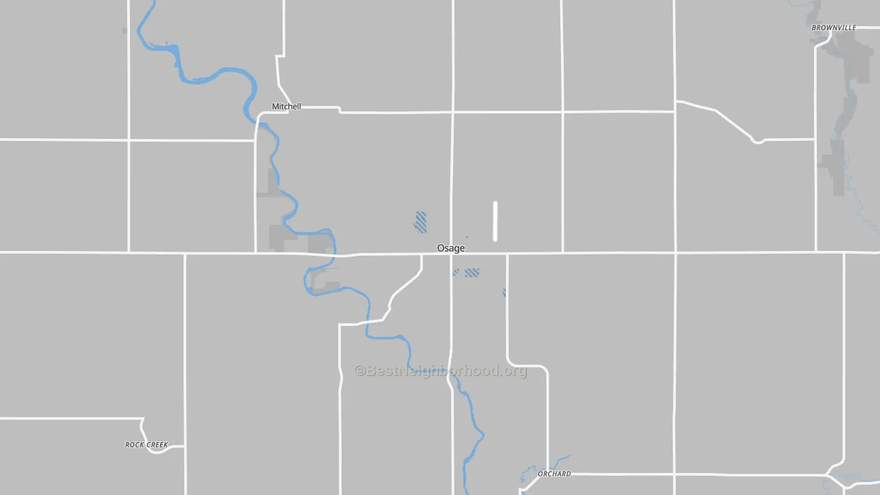 Transit Grade map of 50461, IA