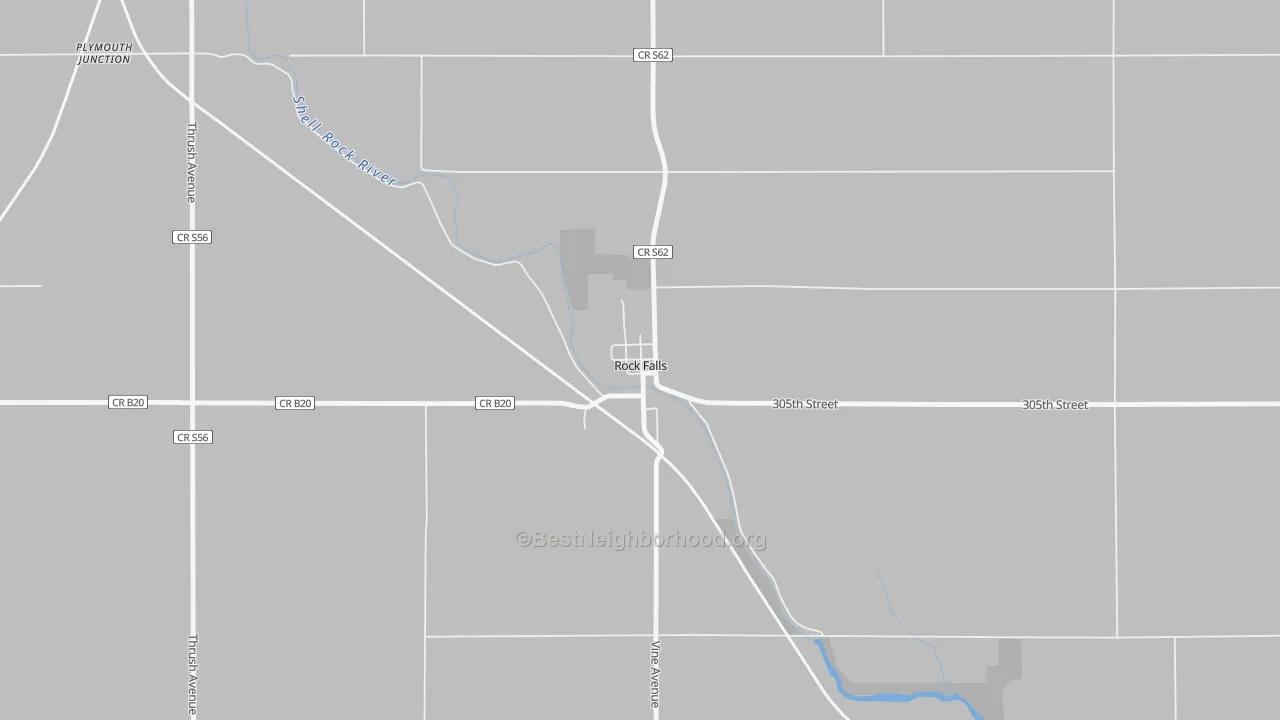Transit Grade map of 50467, IA