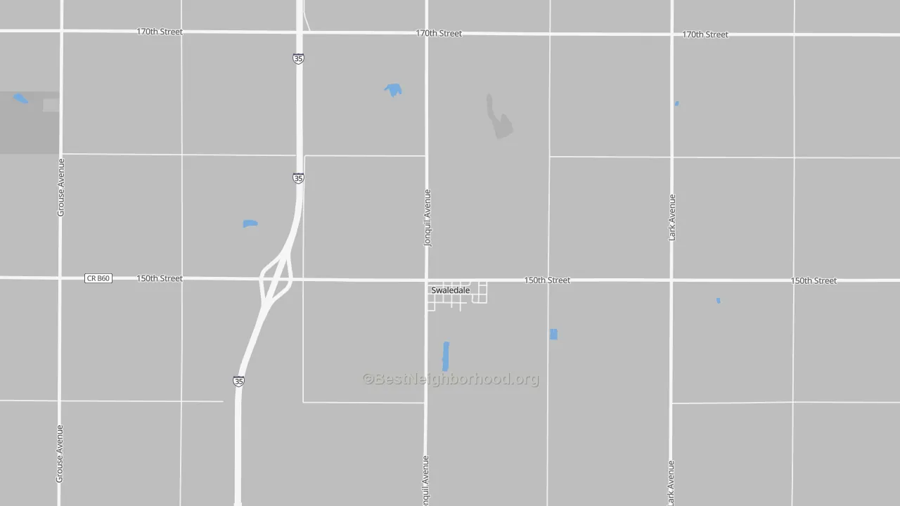 Transit Grade map of 50477, IA
