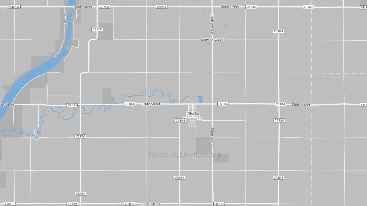 Transit Grade map of 50480, IA