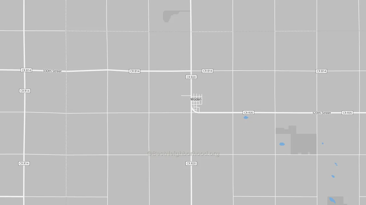 Transit Grade map of 50484, IA