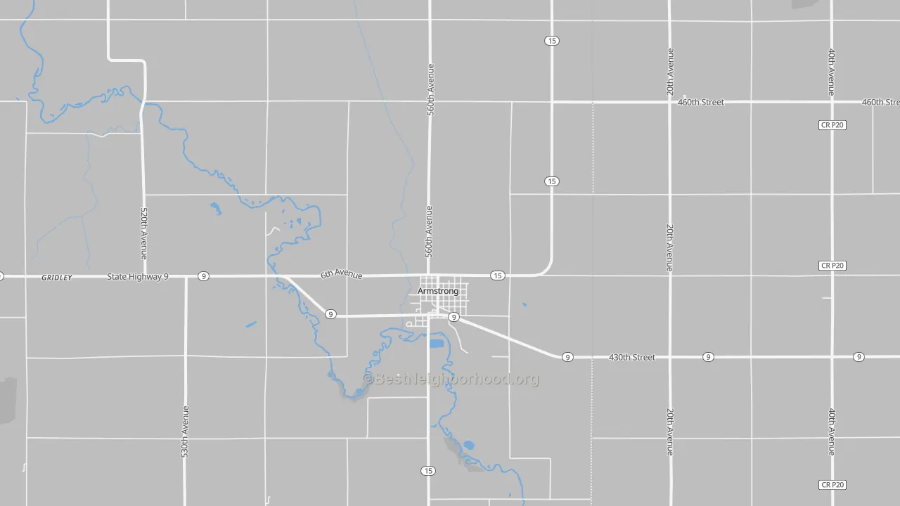 Transit Grade map of 50514, IA